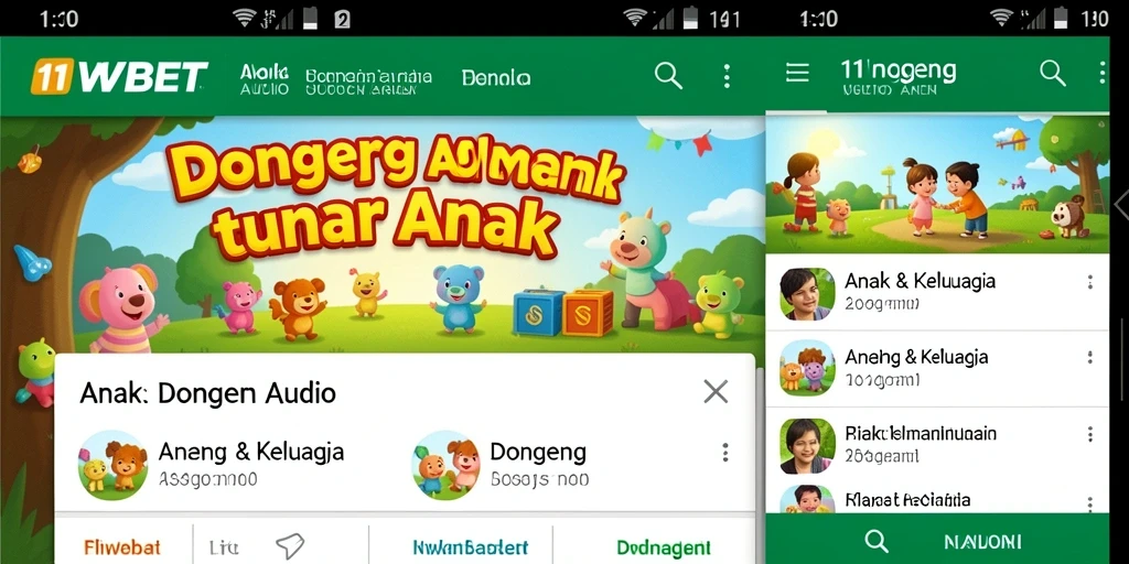 Tampilan antarmuka user-friendly 11WBET dengan pilihan dongeng menarik.