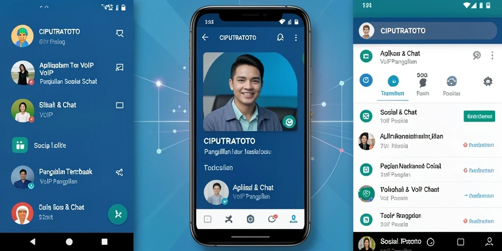 Tampilan antarmuka CIPUTRATOTO dengan fitur VoIP Panggilan.