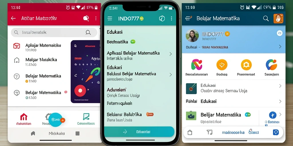 Tampilan antarmuka aplikasi INDO777 yang interaktif dan menarik.