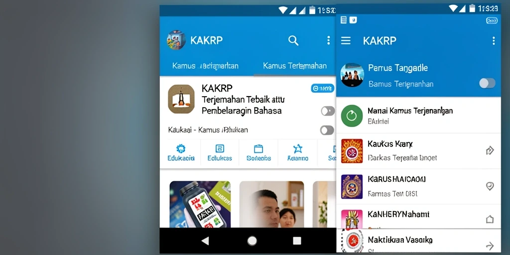 Tampilan antarmuka KAKRP yang intuitif dan mudah digunakan.