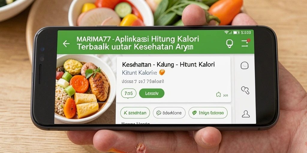 Antarmuka aplikasi MARIMA77 yang intuitif dan informatif.