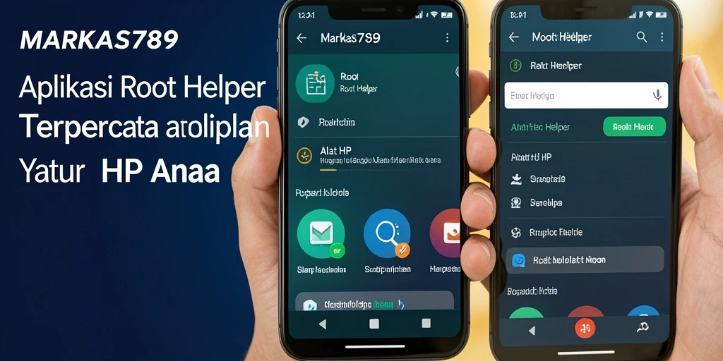 Antarmuka user-friendly MARKAS789 untuk akses Root Helper