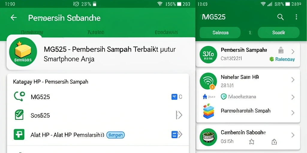 Tampilan antarmuka <strong>MG525</strong> yang sederhana dan mudah digunakan.