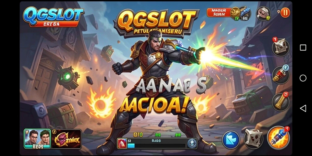 Tampilan antarmuka QQSLOT yang menarik dan interaktif.
