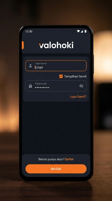 Cara Mudah Masuk Akun Valohoki di Android